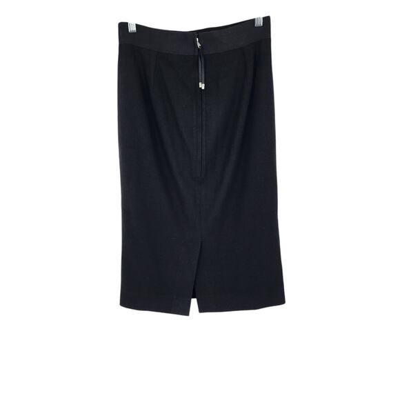 Vintage Dolce & Gabbana Black Wool Blend Blazer & Skirt Suit Set Womens Size 42 - Picture 4 of 11